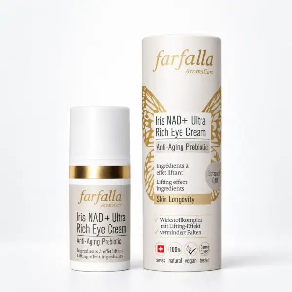 Iris NAD+ Ultra Rich Eye Cream – Anti-Aging Prebiotic – Produktfoto