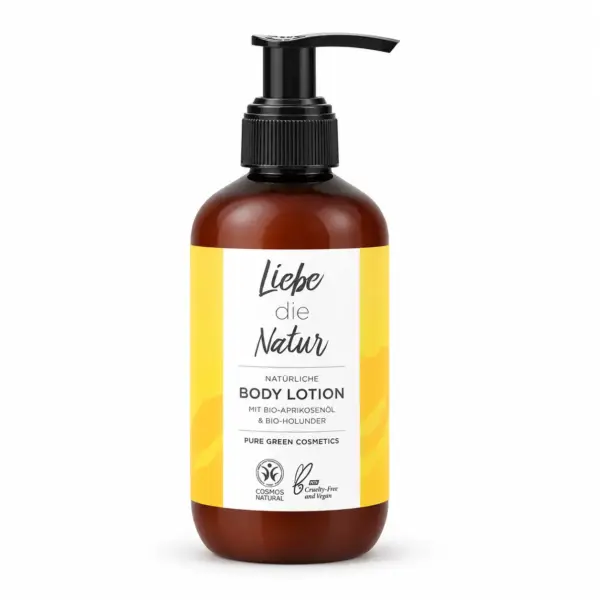 Natürliche Body Lotion Aprikose – Produktfoto