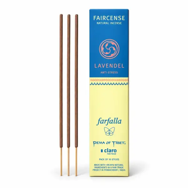 Lavendel / Anti-Stress – Faircense Räucherstäbchen – Produktfoto
