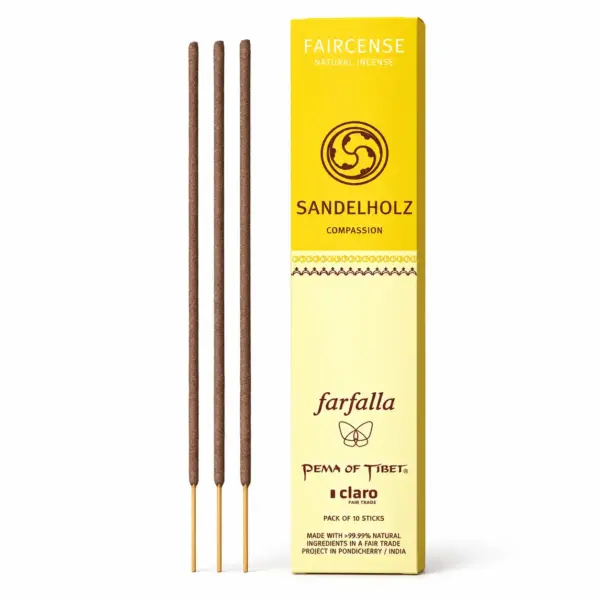 Sandelholz / Compassion – Faircense Räucherstäbchen – Produktfoto