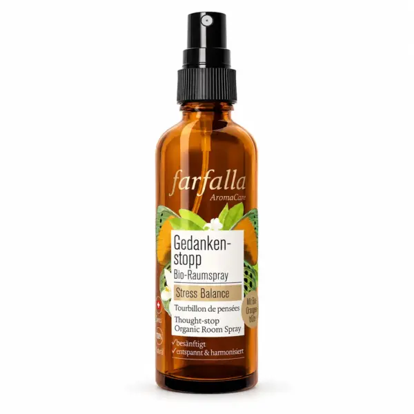 Gedankenstopp Bio-Raumspray – Stress Balance – Produktfoto