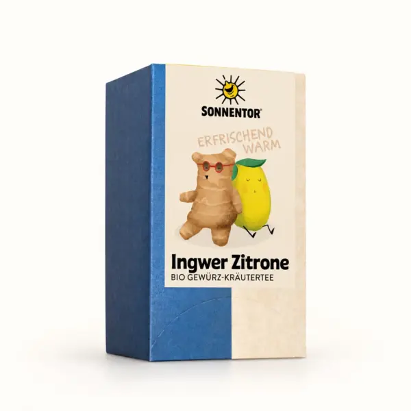 Ingwer-Zitrone Tee bio – Produktfoto