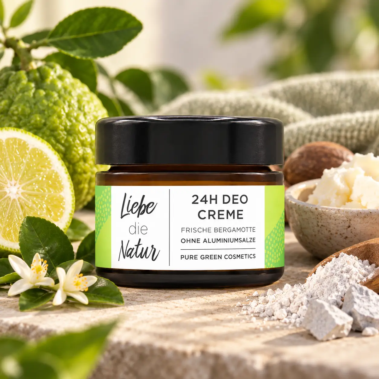Deocreme mit Zink & Sheabutter – Bergamotte – Anwendungssituation