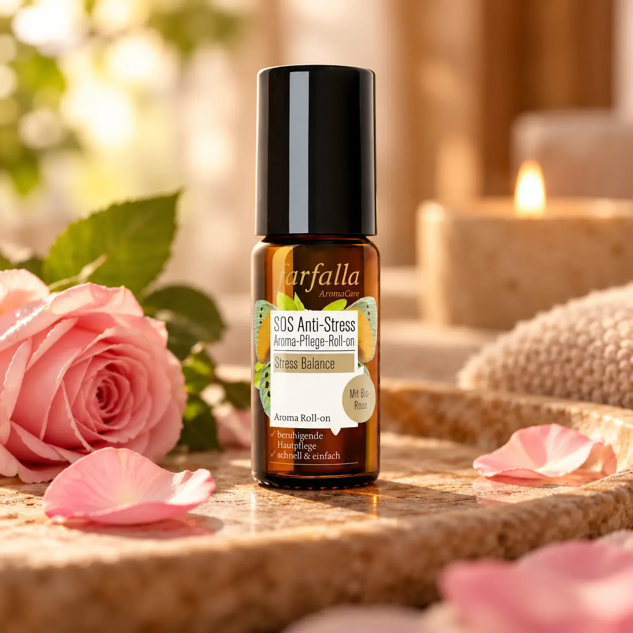 SOS Anti-Stress Aroma-Pflege-Roll-on – Stress Balance – Anwendungssituation