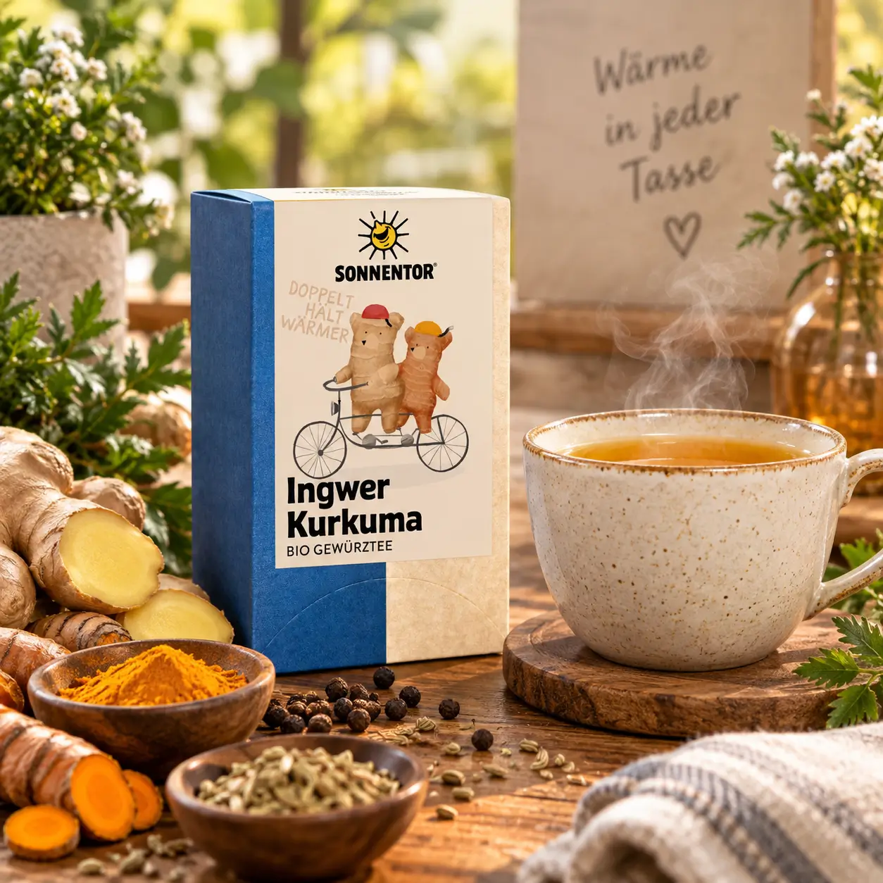 Ingwer Kurkuma Tee bio – Genussmoment