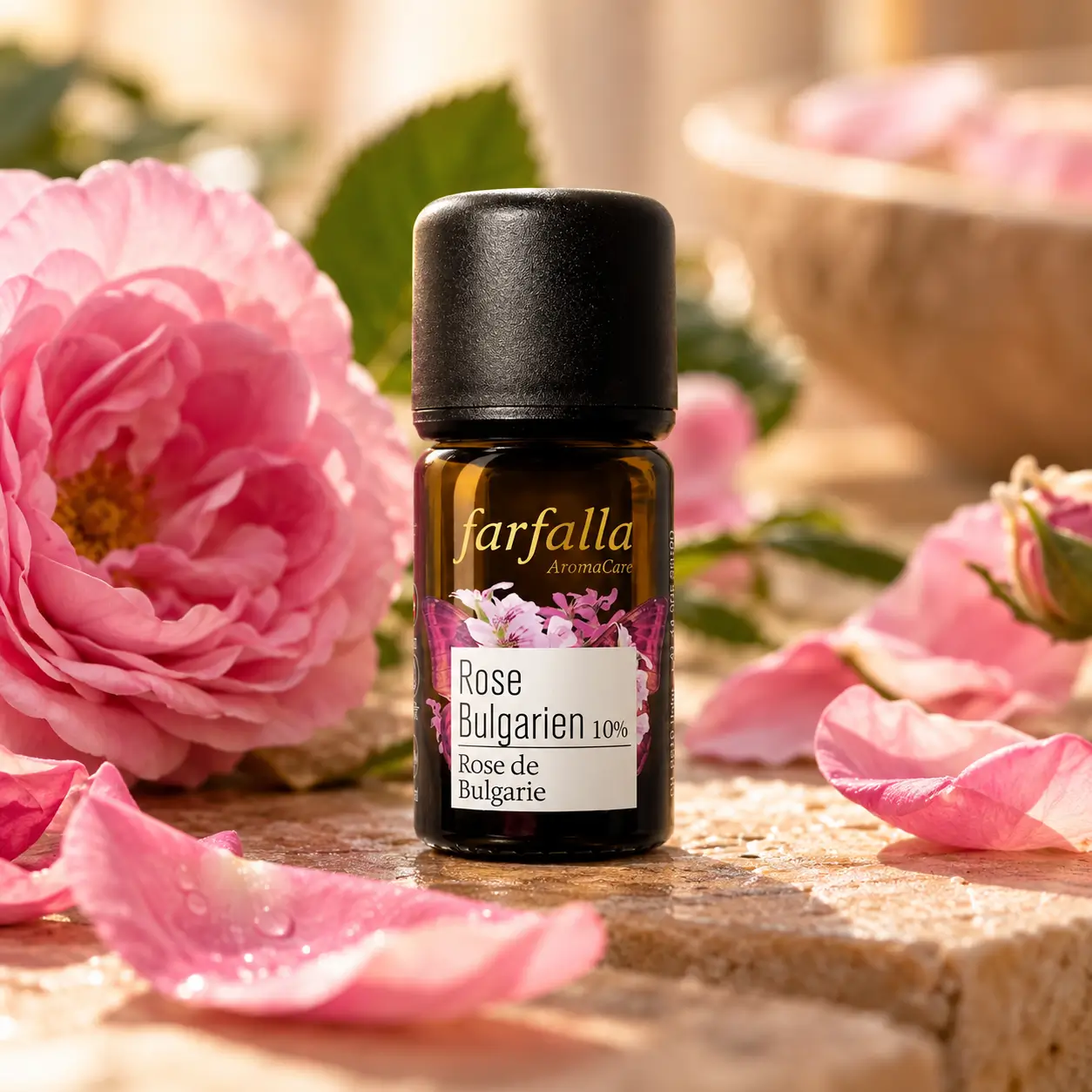 Rose Bulgarien 10 % Selektion – Anwendungssituation