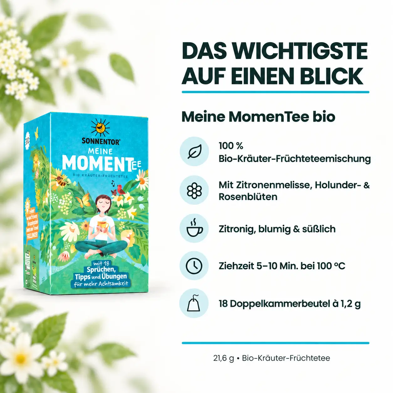 Meine MomenTee bio – Das Wichtigste auf einen Blick