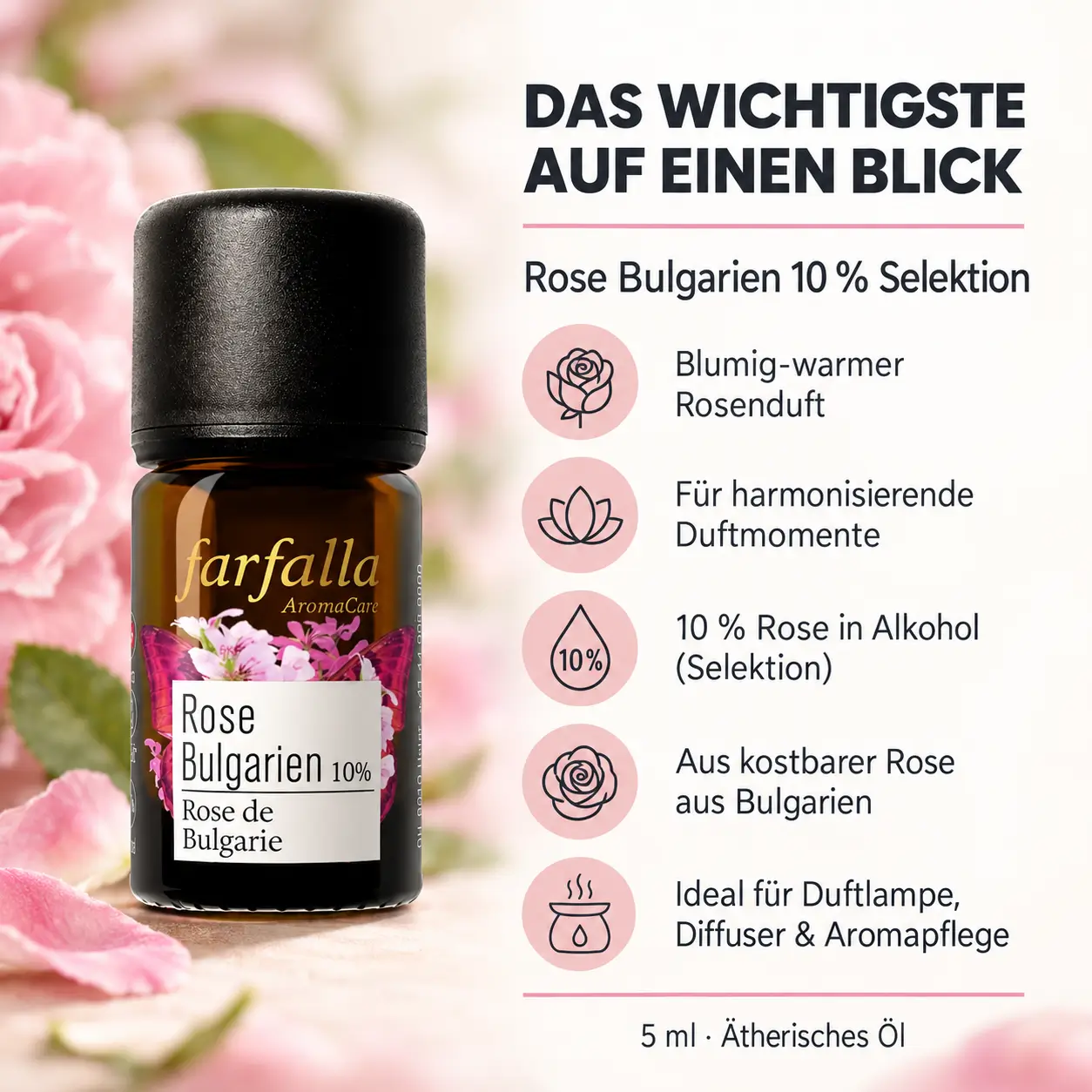 Rose Bulgarien 10 % Selektion – Das Wichtigste auf einen Blick