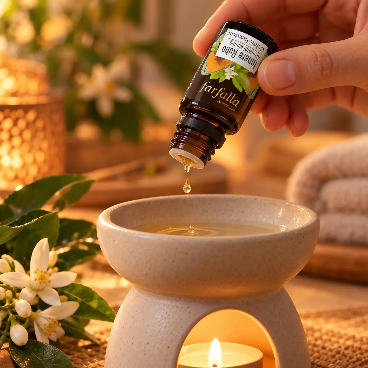 Innere Ruhe Aromamischung – Stress Balance – Anwendung