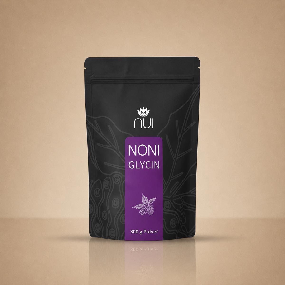 NUI NONI Glycin Pulver im Beutel, Vorderseite